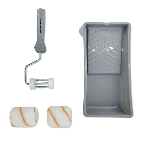 Foundation Armor Armor Roller Kit with three paint rollers and handles for easy application on surfaces.