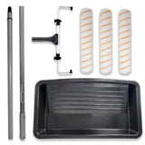 Foundation Armor Armor Roller Kit with three paint rollers and tools for even application on surfaces.